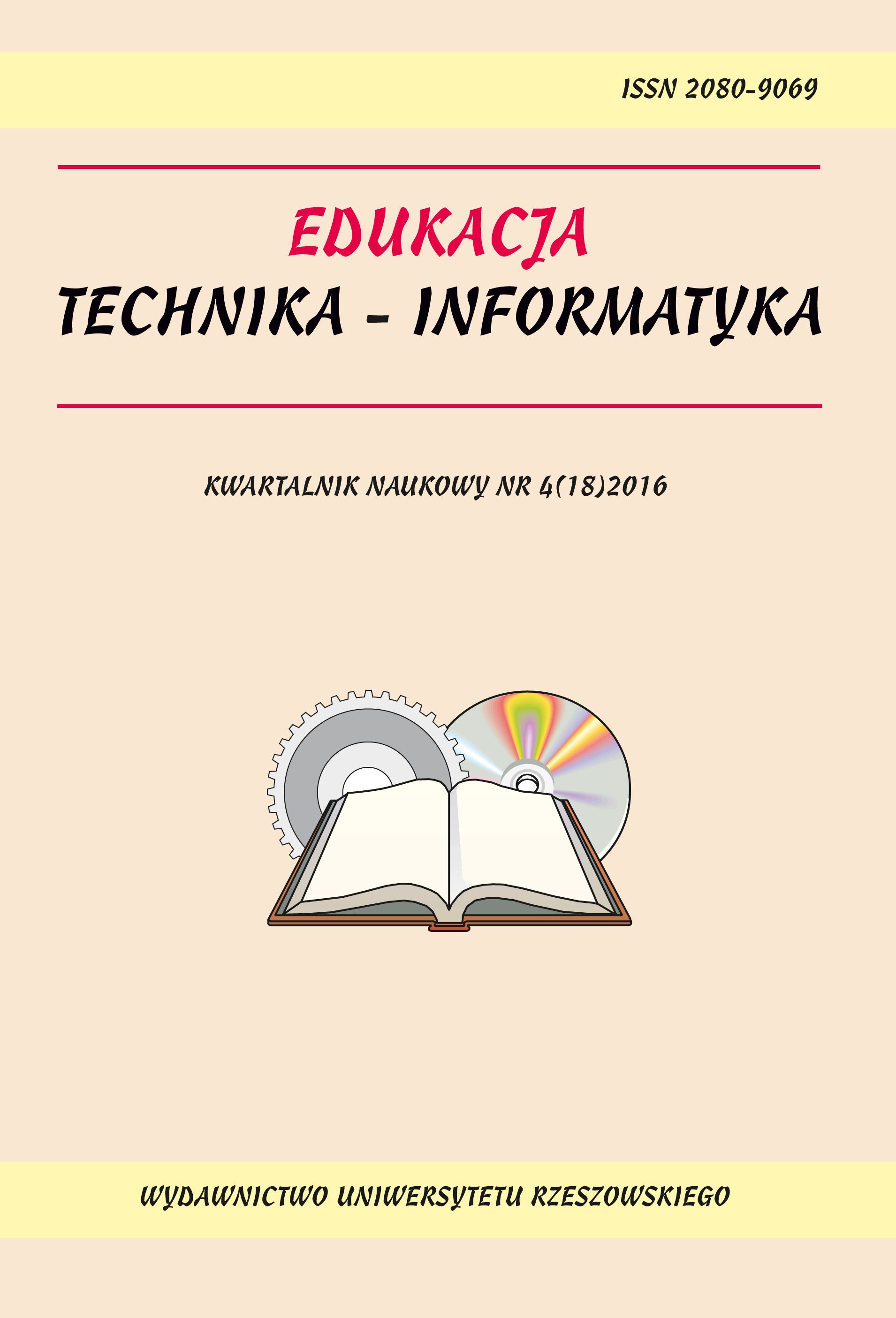 Technical and science workshops – training of social competencies of students – future teachers and primary school pupils Cover Image