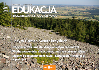 Rola środowiska akademickiego w kształtowaniu kompetencji... przyszłych nauczycieli i popularyzatorów najnowszych wyników badań naukowych