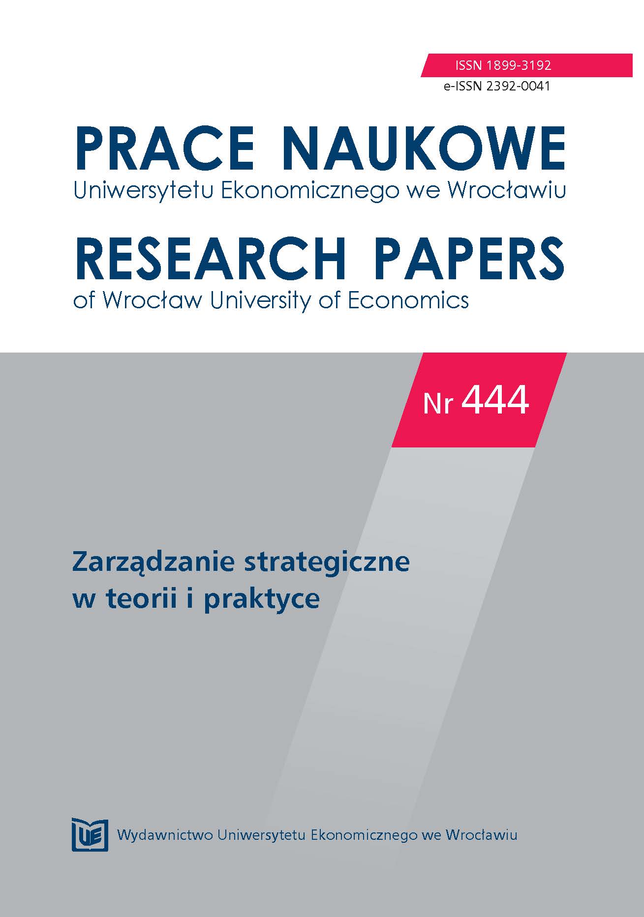 Personal ties as a component of business relationships according to Polish enterprises’ representatives Cover Image