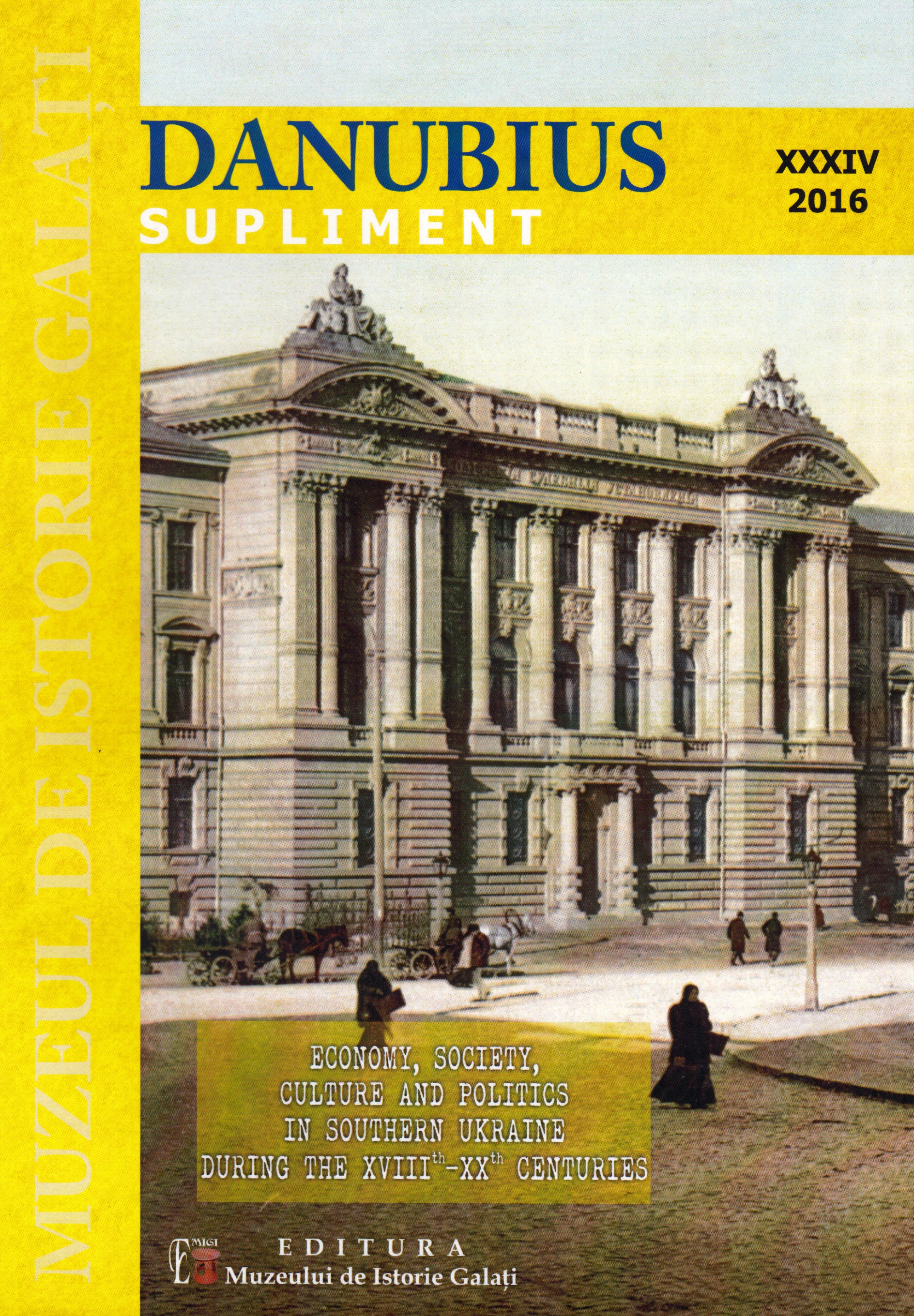 The Repressive Policy of the Government towards the Scientific Intelligentsia of the Jews in Odessa in the First Half of the XXth Century Cover Image
