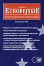 Regulacje systemu finansowego w Unii Europejskiej a Konstytucja Rzeczypospolitej Polskiej