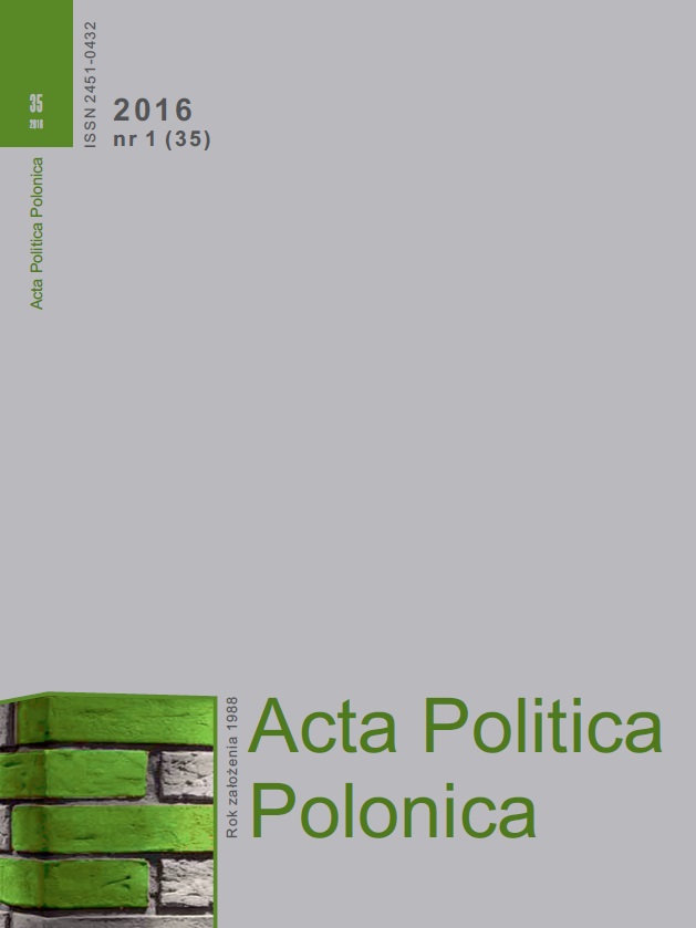 The Moral and Ideological Worldview in the Civic Platform’s Political Programmes and Activities Cover Image