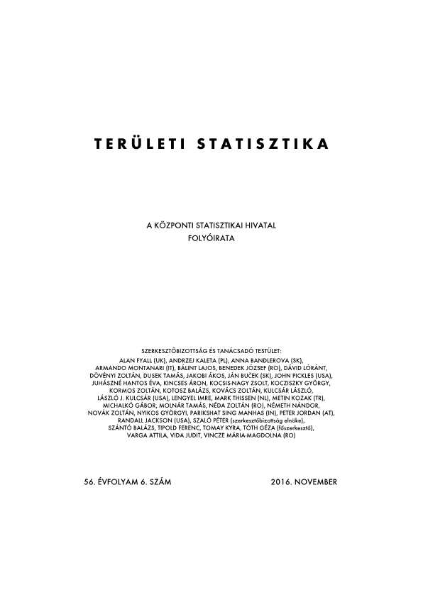 Spatial inequality of pensioners and pensions in Hungary Cover Image