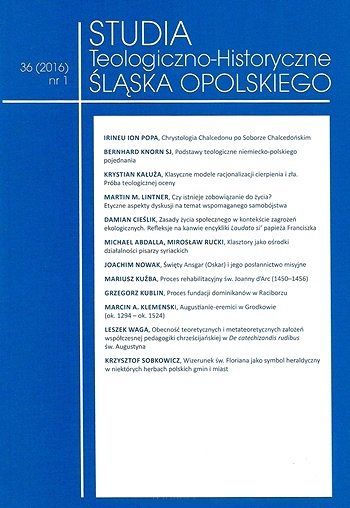 Klasyczne modele racjonalizacji cierpienia i zła