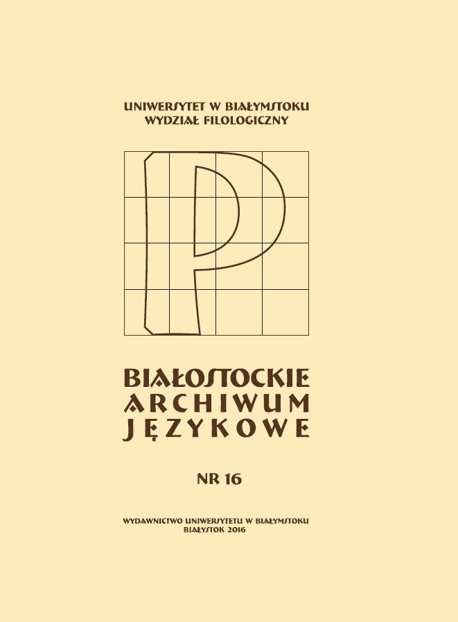 Error analysis in glottodidactics on the example of the English language in secondary education Cover Image