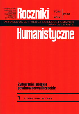 Jan Kochanowski’s Epigrams on the “Budziwiszki Bees” And Radziwill’s Elegy (III 9). Prolegomena to the Study of Cultural Environment of Nikolai Radziwill the Black Cover Image