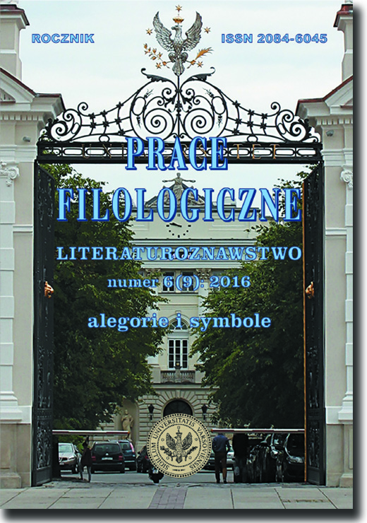 Między alegoryzmem a panegiryzmem: Tomasza Tretera {Theatrum virtutum Divi Stanislai Hosii} (rozpoznania) Cover Image