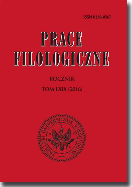 Słownictwo kościelno-religijne w XVII-wiecznej polszczyźnie Joannicjusza Galatowskiego