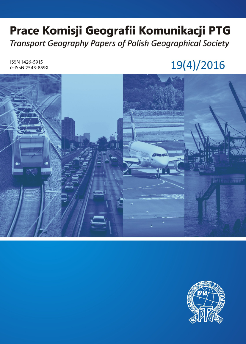 Review: : M. Wolański, W. Paprocki, B. Mazur, A. Soczówka, B. Jakubowski, M. Czubak i M. Pieróg – Publiczny transport zbiorowy poza miejskimi obszarami funkcjonalnymi, Oficyna Wydawnicza Szkoły Głównej Handlowej, Warszawa, 2016, 266 pp. Cover Image