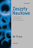 Organising the Training Process in Polish Companies Operating on International Markets Cover Image