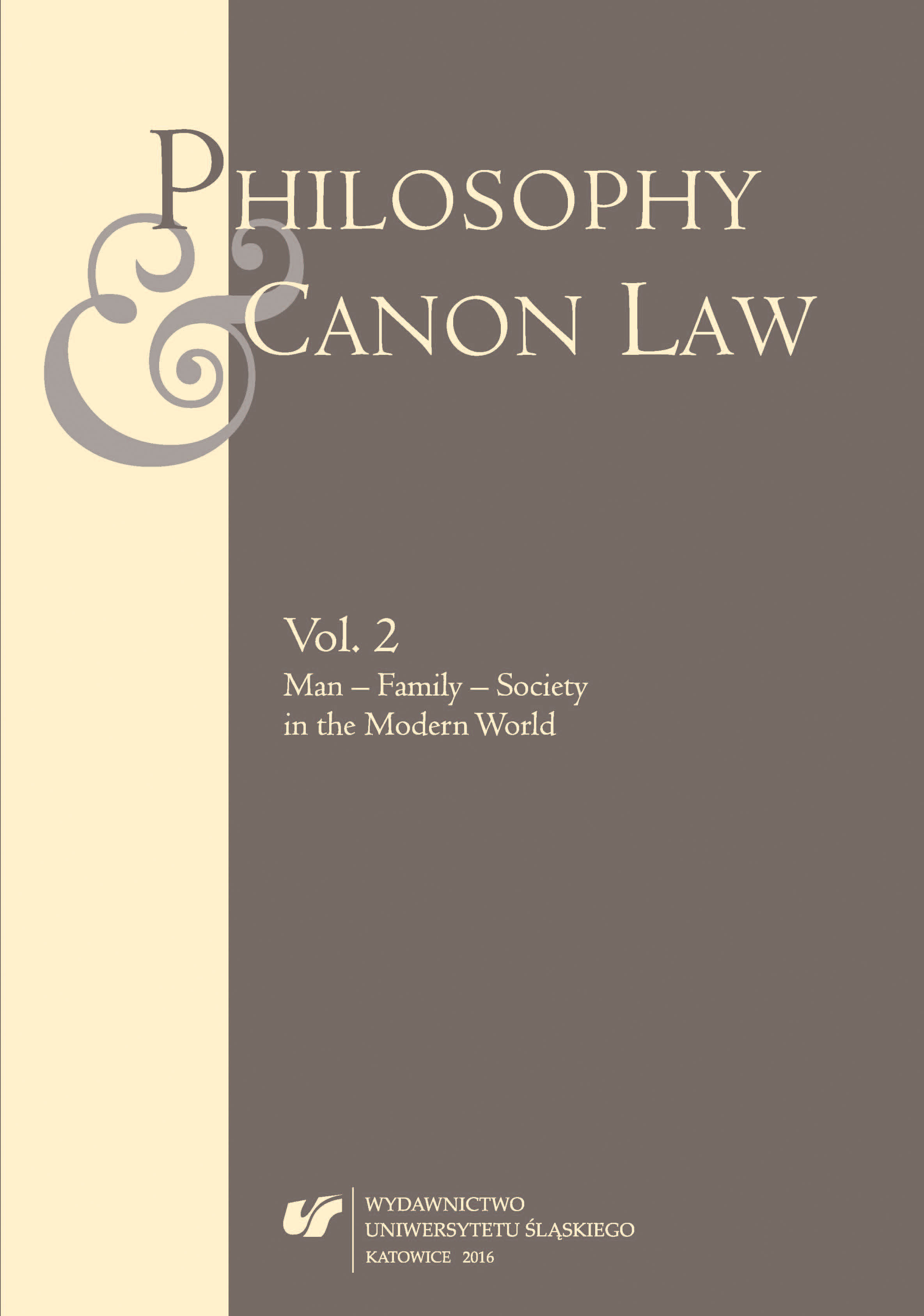 Correlation of Rights and Duties of the Faithful in the Constitution Gaudium et Spes and Its Influence on the Formulations in the Code of Canon Law Cover Image