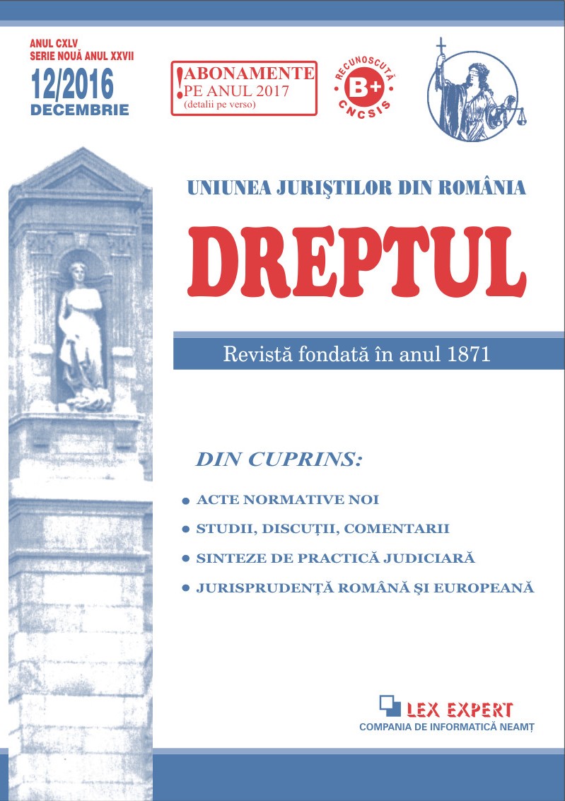 Considerations referring to the rules of admissibility of the action for annulment brought by the unprivileged applicants within the regime of the Treaty of Lisbon Cover Image