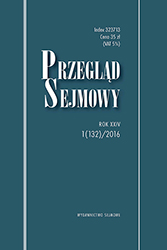 Commentary to the Judgment of the Constitutional Tribunal of October 6, 2015 (Ref. No. SK 54/13) Cover Image