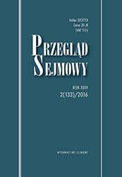Discussion meeting at “Przeglad Sejmowy” on “The President and Government”, Warsaw, November 19, 2015 Cover Image