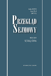 Commentary on the Judgment of the Constitutional Tribunal of 2 June 2015 (Ref. No. K 1/13) Cover Image