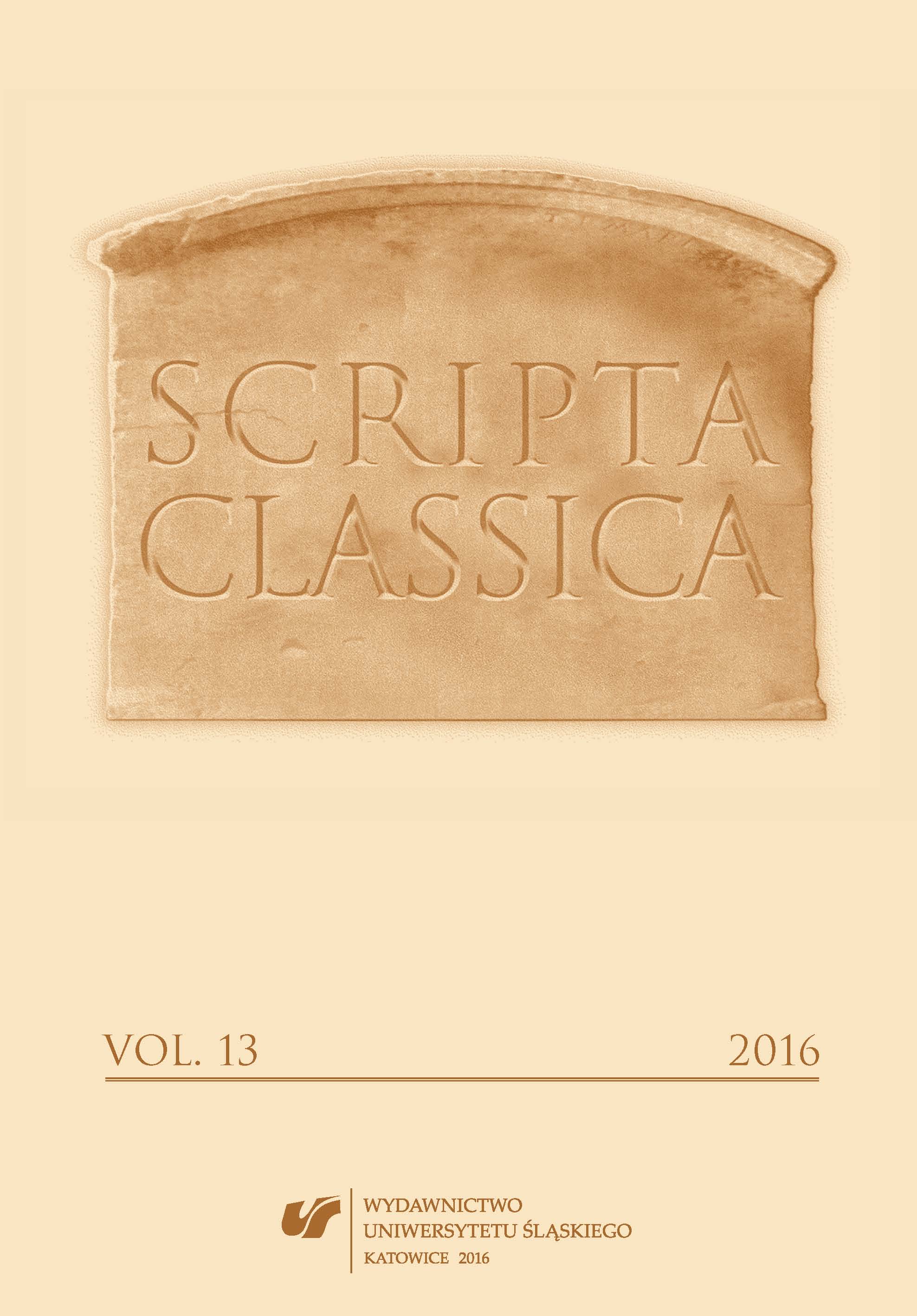 Valerius Maximus, De dictis factisque memorabilibus 1.5.1–9 Cover Image