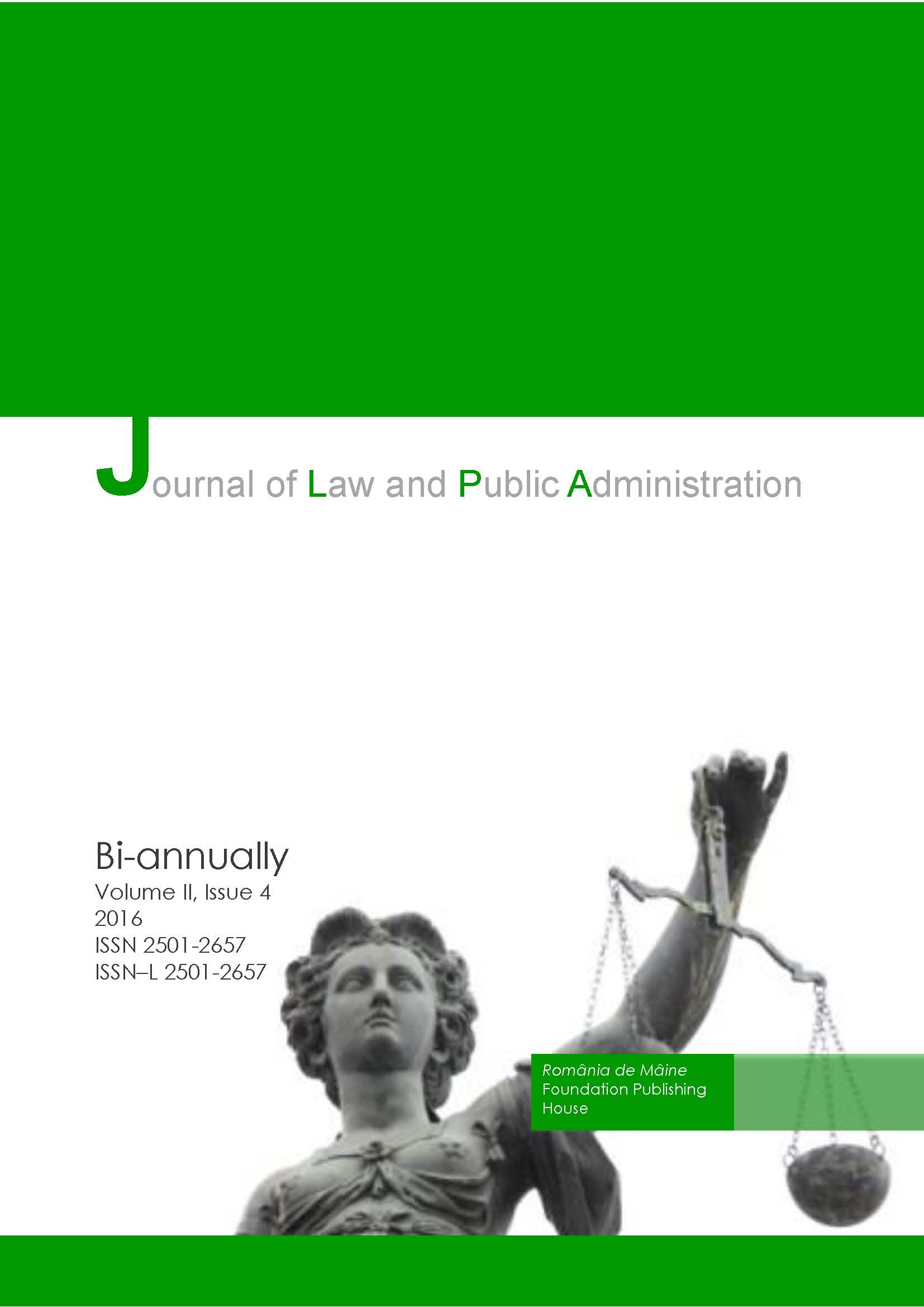 Comparative Approach of the Regulation of the Stipulation for Another  Institution in the Romanian Legislation, following the Entry into Force of the  New Civil Code and the Legislations of other States Cover Image