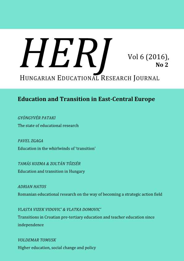 Education and Transition in Hungary:  Policy and Research in the Process of Transformation, 1988--2004