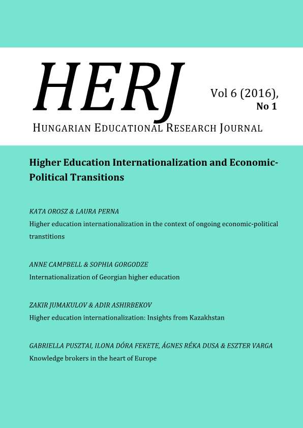 Internationalization of Georgian Higher Education: National and International Influences Cover Image