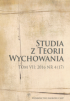 Pedagog specjalny – człowiek o wyjątkowych predyspozycjach osobowościowych,
profesjonalista posiadający rozległą, interdyscyplinarną wiedzę i umiejętności