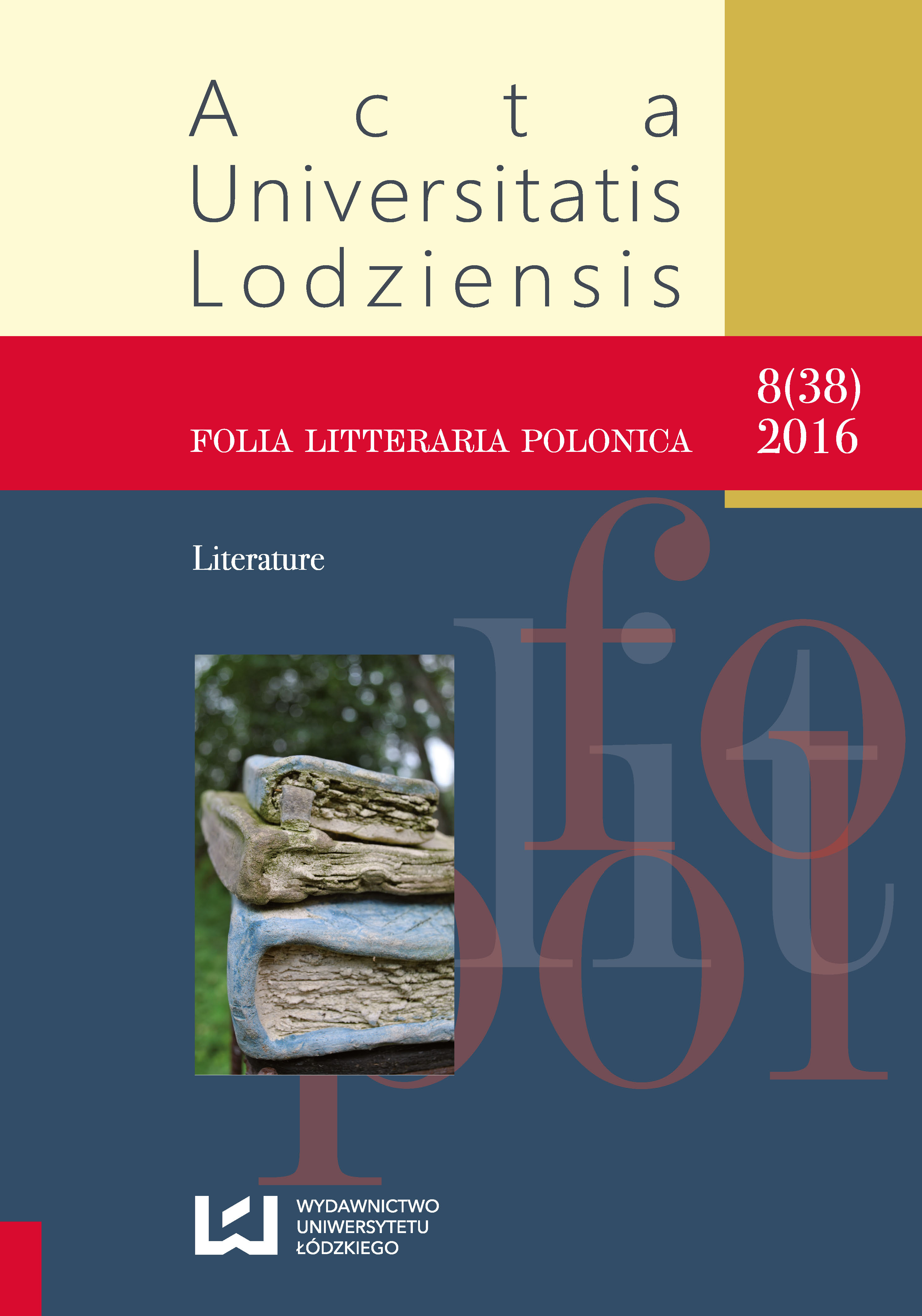 Różewicz and Bonhoeffer. On the Margin of the Poem Learning to Walk by Tadeusz Różewicz Cover Image