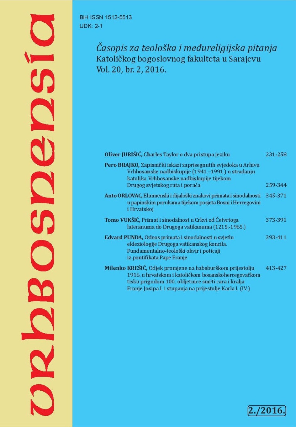 Primacy and Synodality in the Church from the Fourth Lateran Council to the Second Vatican Council (1215-1965) Cover Image