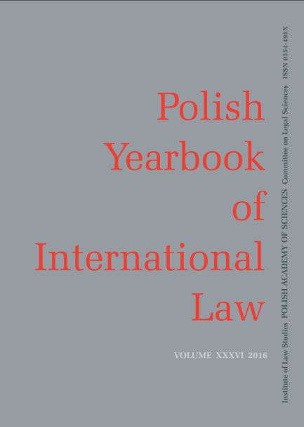 The Polish Practice Regarding the Promulgation of International Agreements between 1945 and 2017