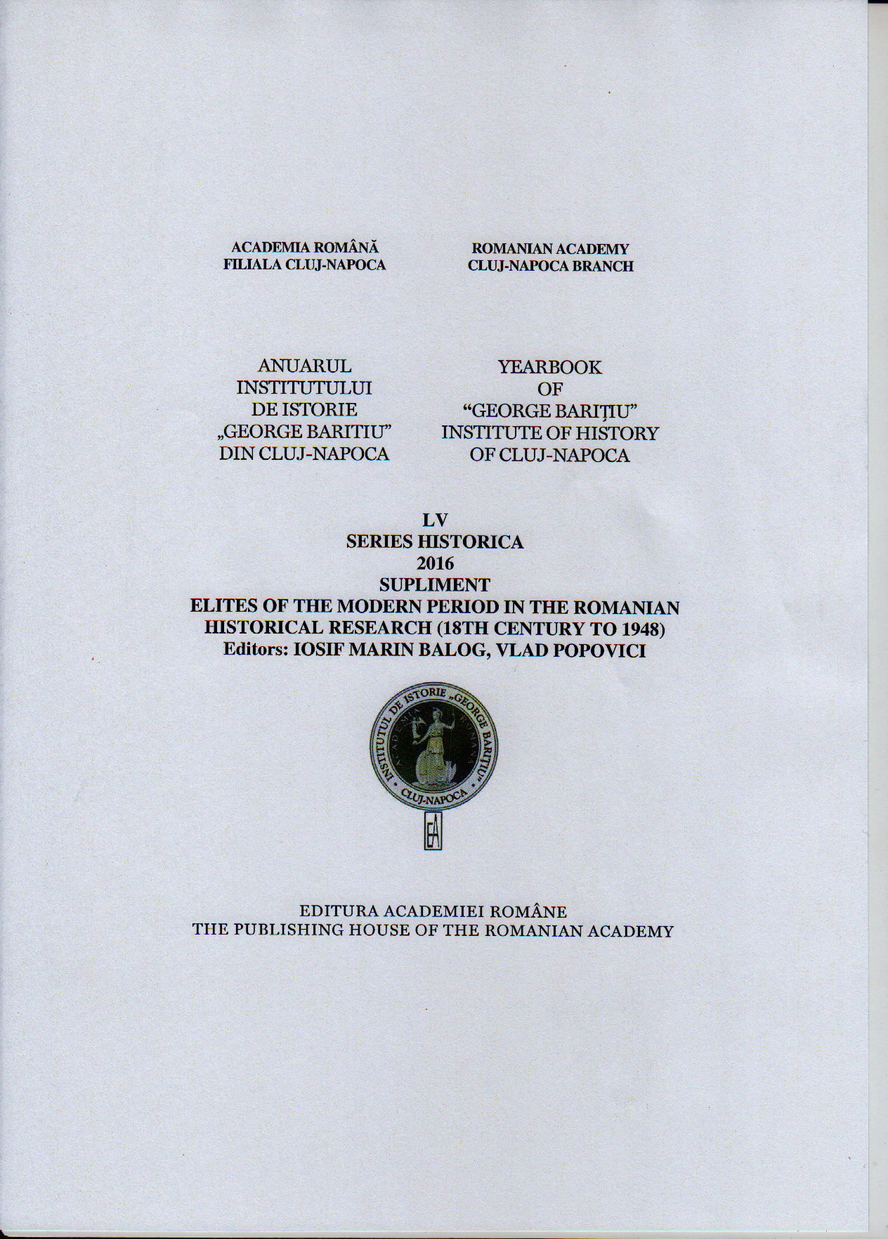 Priestly Dynasties: Recruitment Pools for the Greek-Catholic Clerical Elite.
Case Study: The Dioceses of Oradea and Gherla (1853-1918)