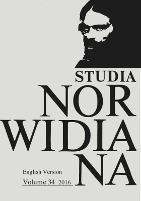 Colloquia Norwidiana XII: Letters, letters...