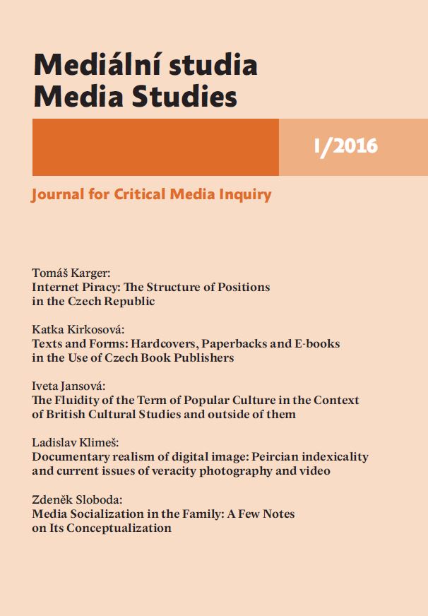Media Socialization in the Family: A Few Notes on Its Conceptualization Cover Image