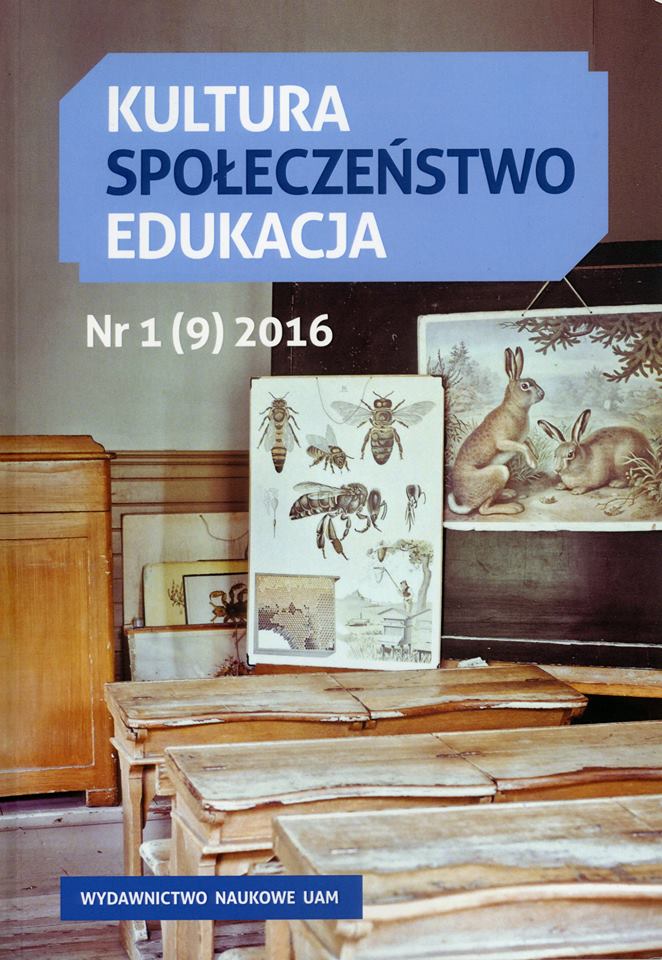 Report from the National Scientific Conference "Pedagogue, teacher, counselor, therapist in a situation of cultural diversity", Poznań, 7 April
2016 roku Cover Image