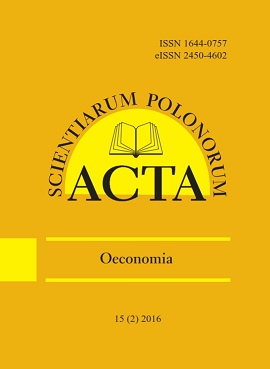 Waloryzacja Dóbr Publicznych W Otoczeniu Gospodarstw Agroturystycznych – Próba Modelowania