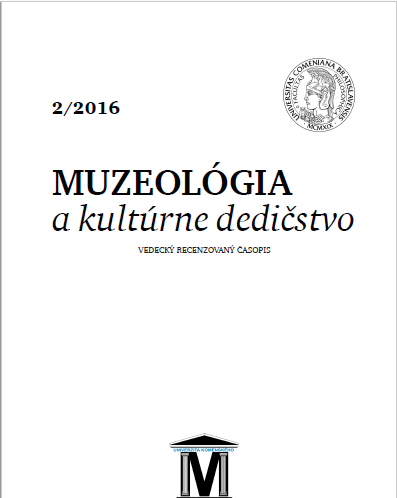 Stručný prehľad činnosti odboru Muzeológia a kultúrne dedičstvo v akademickom roku 2015/2016
