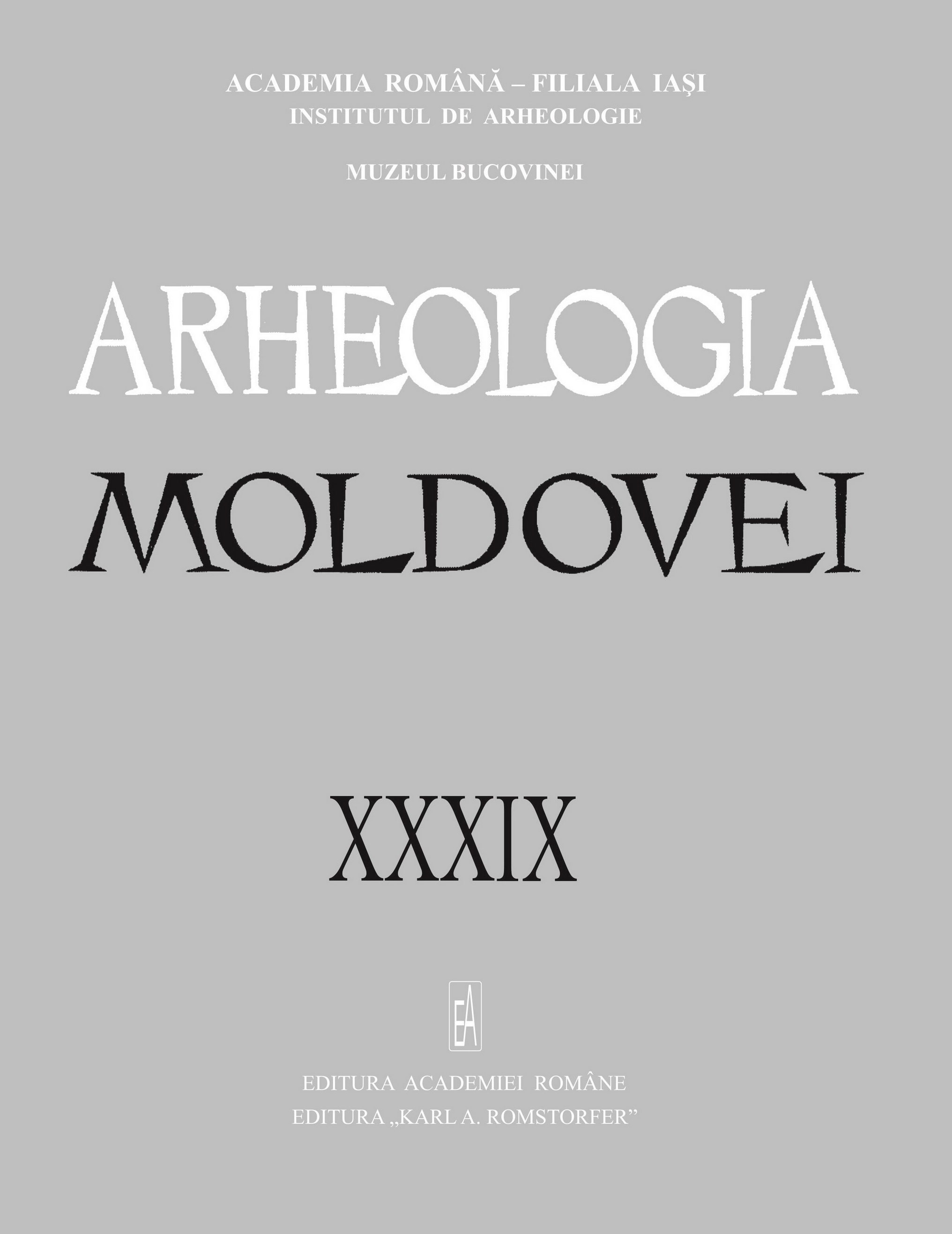 UN GRUP DE MORMINTE DIN EPOCA BRONZULUI DESCOPERIT LA ROMAN – ARHIEPISCOPIE. ABORDĂRI PLURIDISCIPLINARE