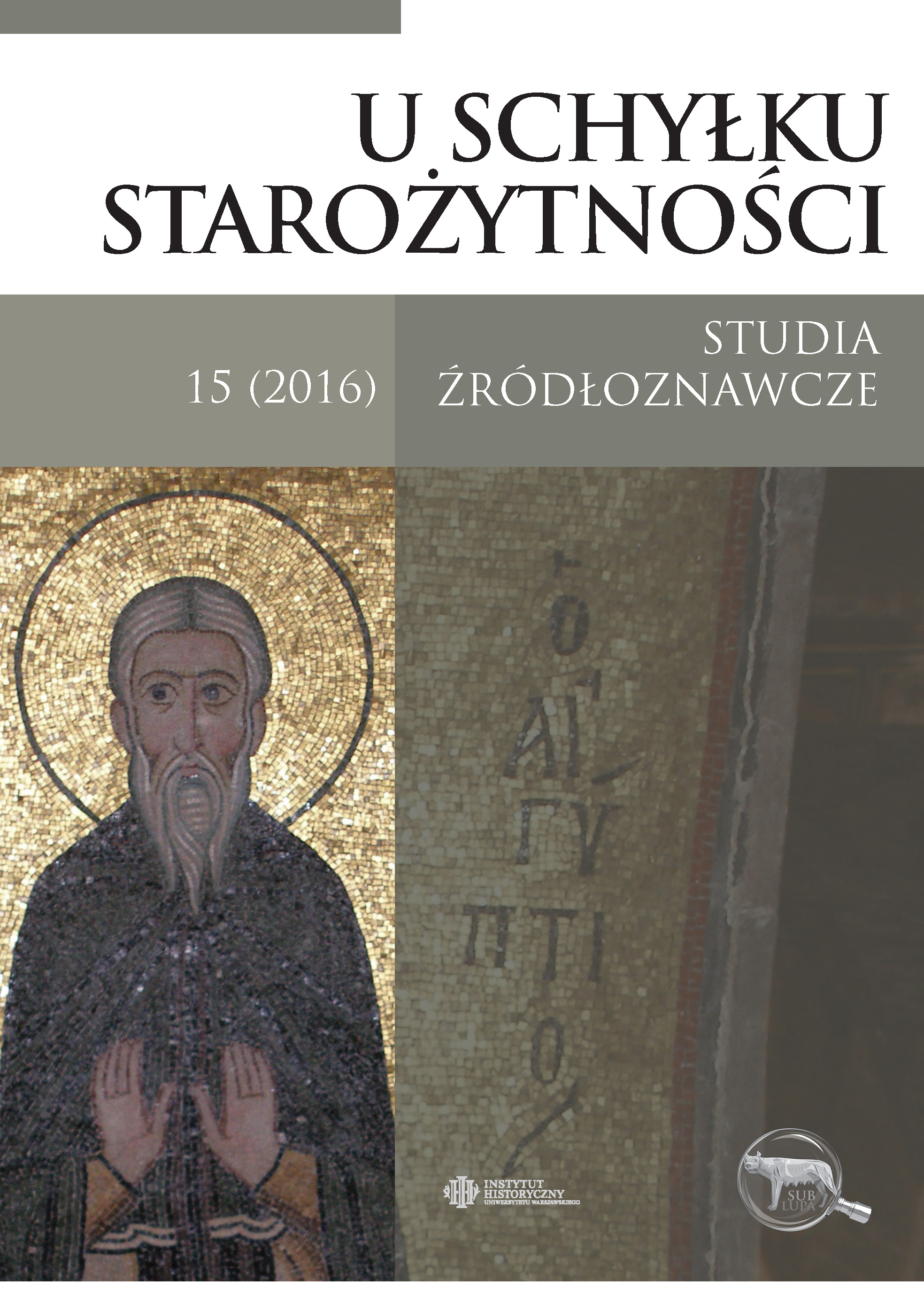 The act against violation of the interests of charges committed by their guardians – protection of the freedom to choose a husband, or a crime in its own right? Cover Image