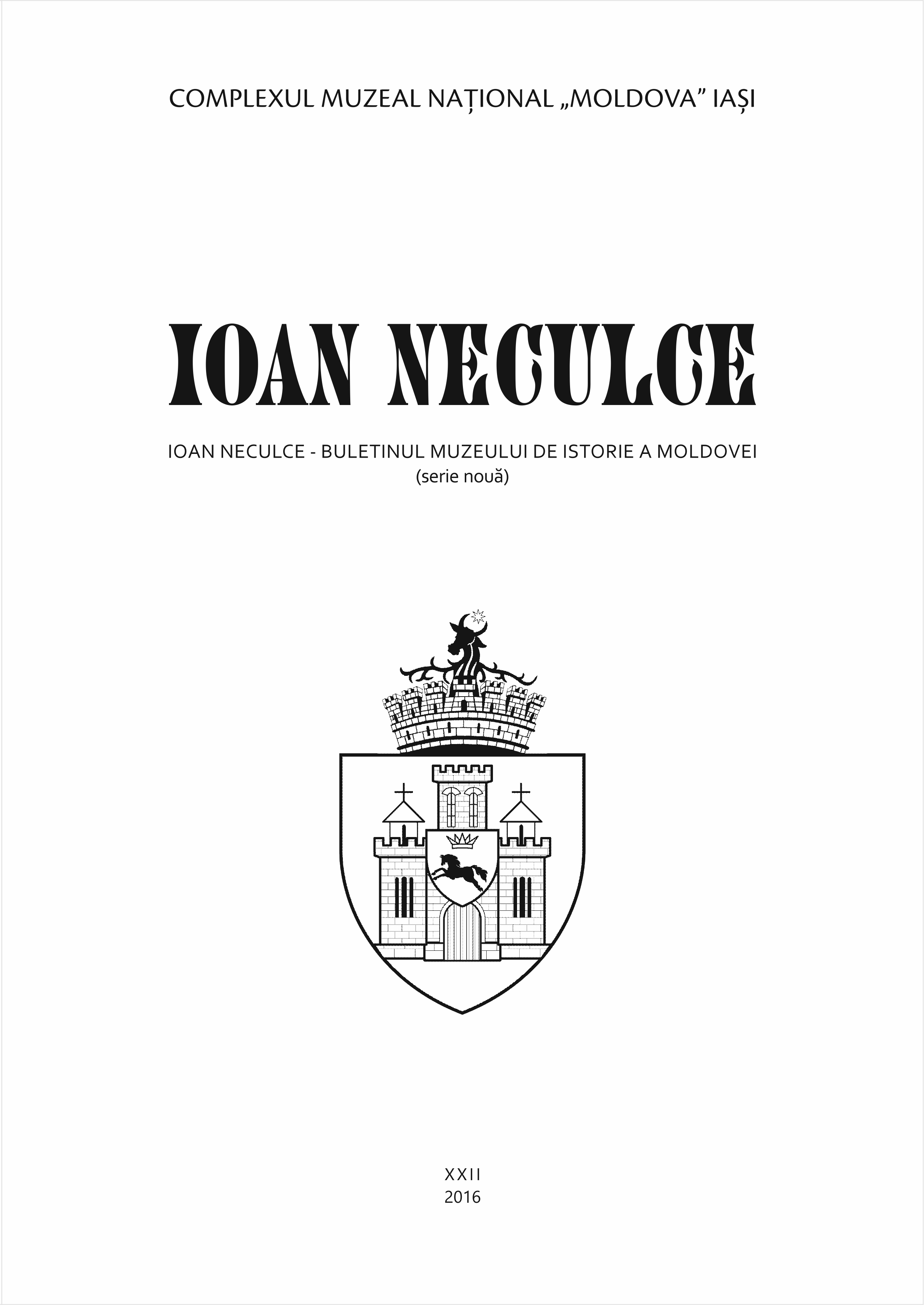 THE CHRONICLE OF AN EXHIBITION: ”FROM NATURE TO CULTURE: THE ART OF PROCESSING BONE AND ANTLER”, UNION MUSEUM, IAȘI, 21 May-26 June 2016 Cover Image