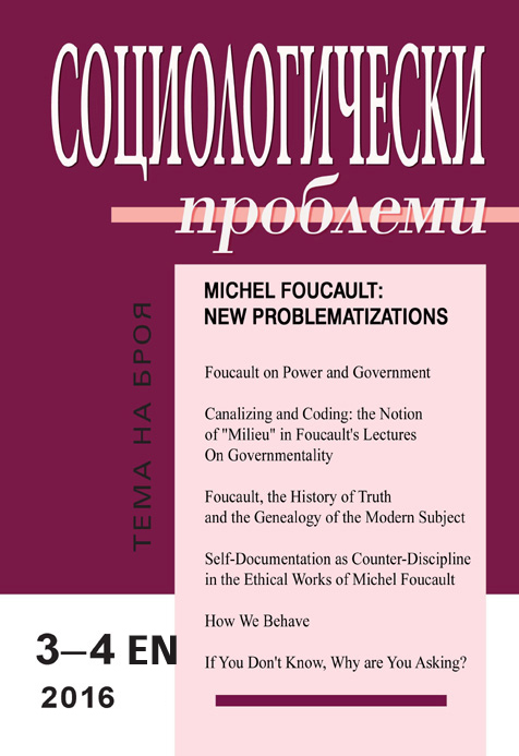Foucault, the History of Truth and the Genealogy of the Modern Subject