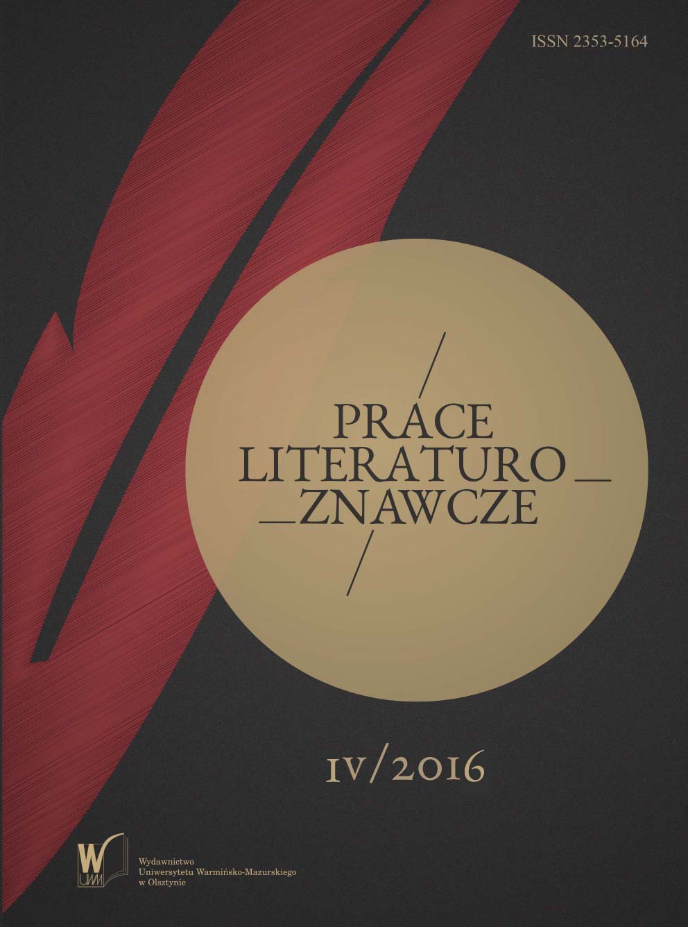 The Ways of Jan Potocki's "The Manuscript Found
in Saragossa" to Polish Reader (Preliminary Reception Comments) Cover Image