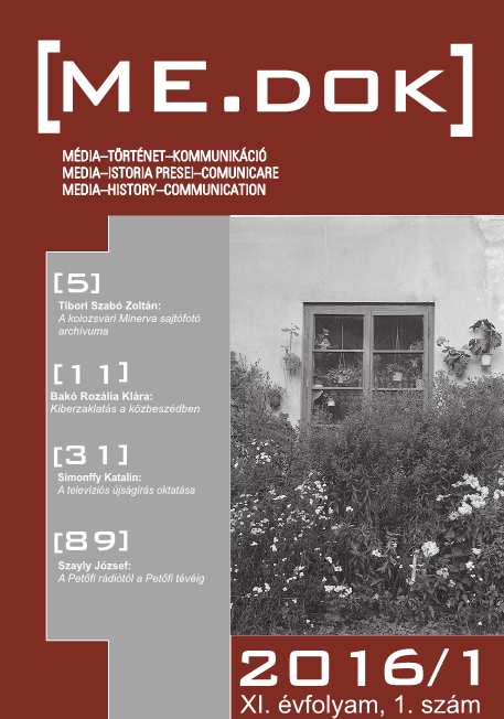 The communicativity of the text in the Hungarian audio-visual media from Romania Cover Image