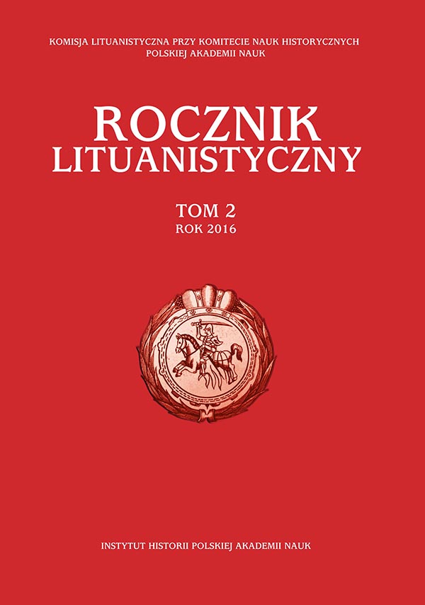 Participants in Kowno sejmiki in the times of Augustus III and Stanisław II Augustus: Theory and praxis Cover Image