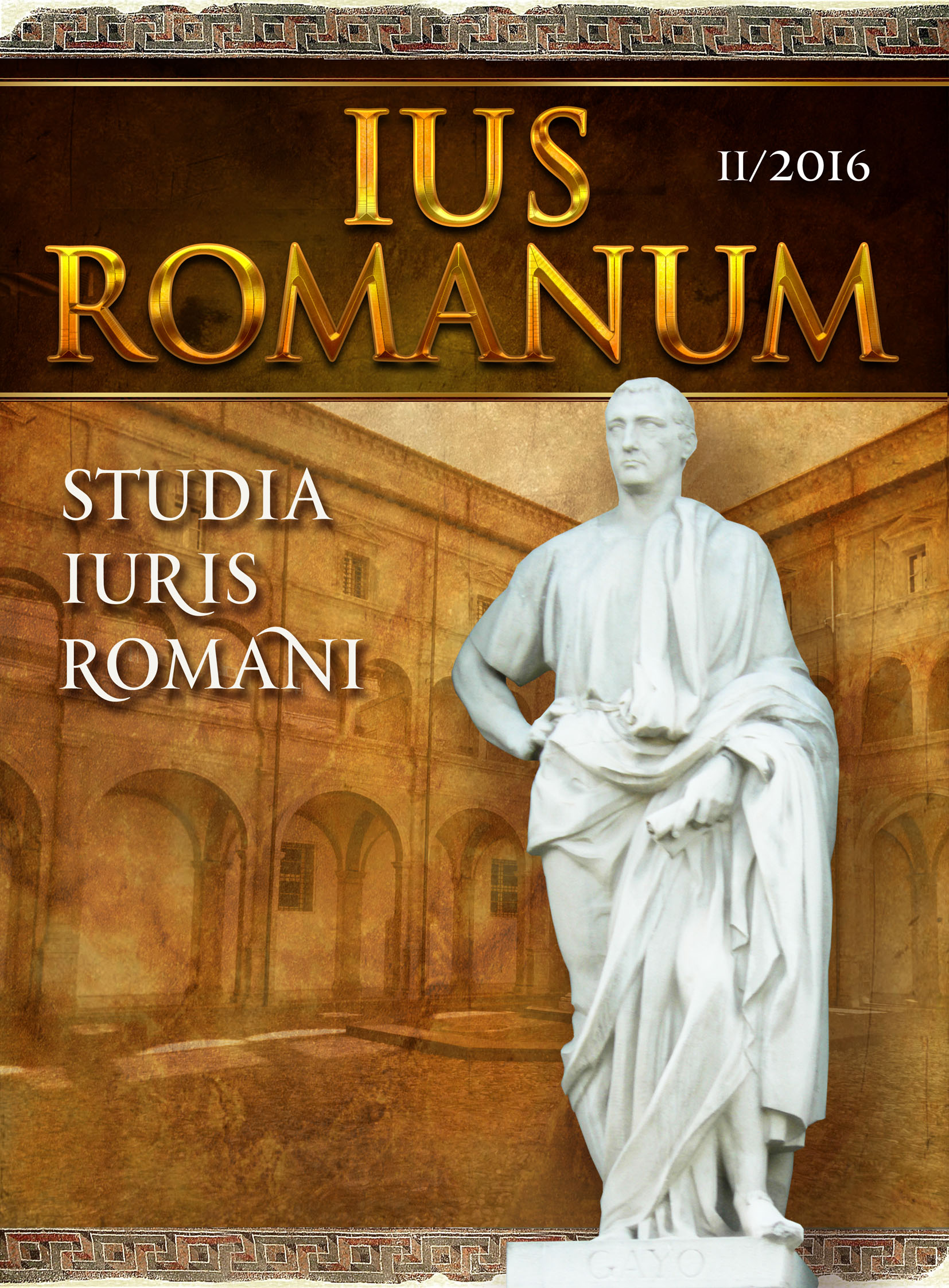 TEACHING OF LATIN LANGUAGE IN LAW FACULTIES Cover Image