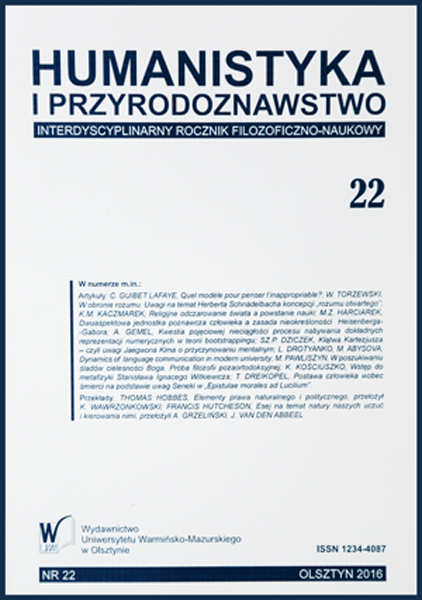 Osiemnastowieczna dyskusja na temat tożsamości osobowej