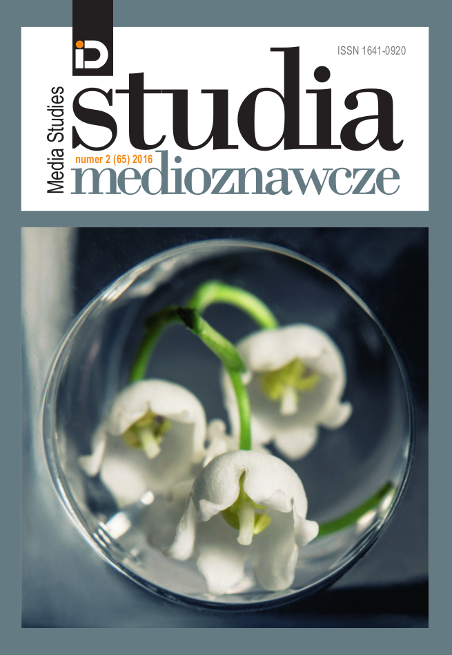 Interpretative framework of the fact of joining Crimea to the Russian Federation in the Polish press in “Gazeta Wyborcza” and “Nasz Dziennik” in the period of March 15–31, 2014 Cover Image