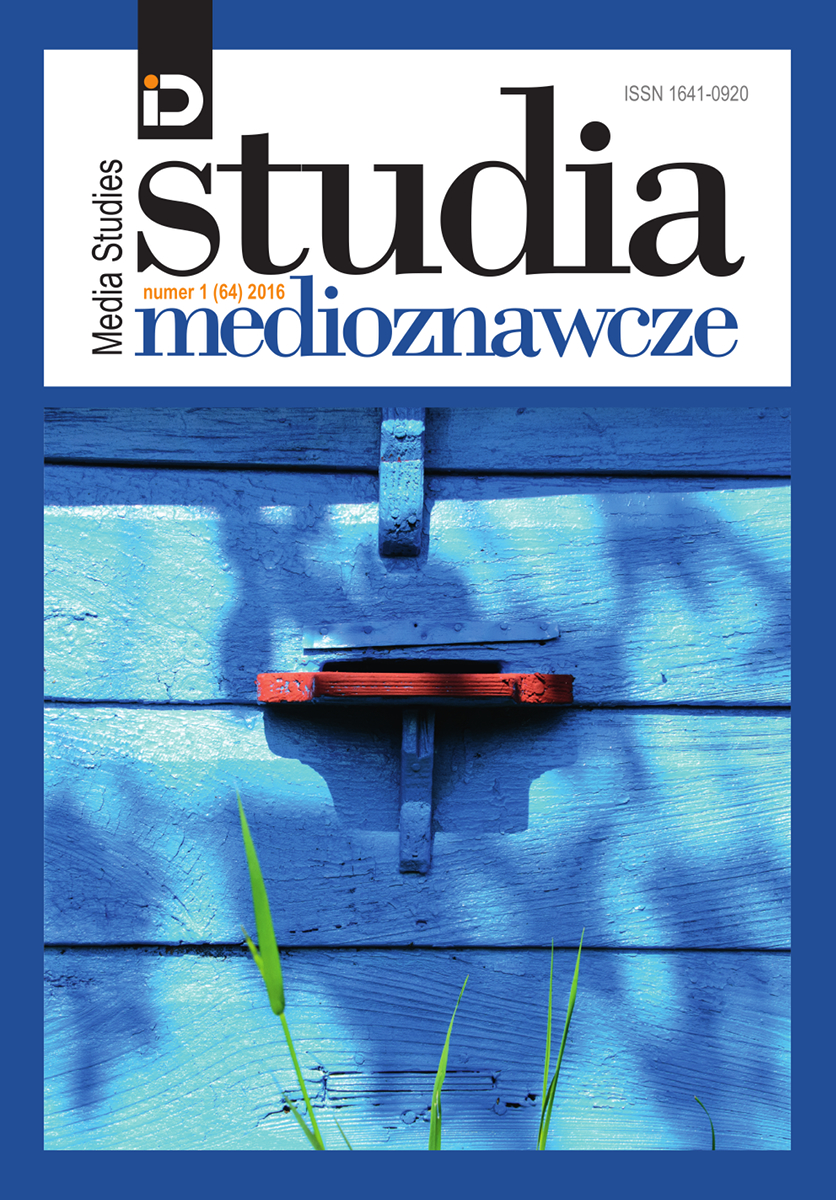 Theology and media studies: interdisciplinarity as a platform for joint scientific reflection on the media Cover Image