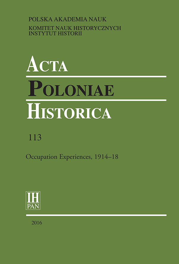 A Foreign Lady: The Polish Episode in the Influenza Pandemic of 1918