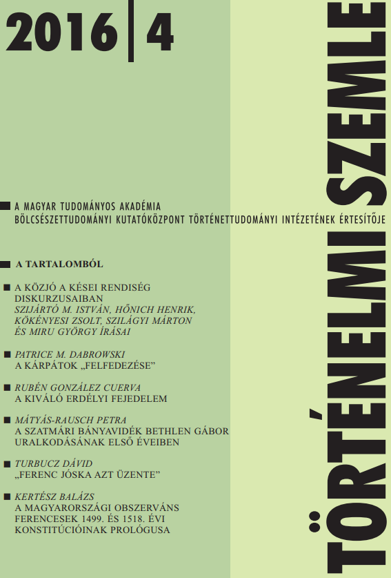 „A kiváló erdélyi fejedelem” - A török elleni hosszú háború (1593–1606) a relaciones de sucesos tükrében