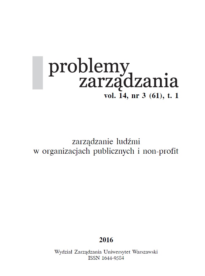 Idiosyncrasies of Public Organizations and Their Implications for Organizational Culture and Human Resource Management Cover Image