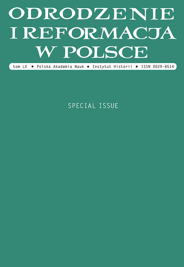 The Cold Water Ordeal (Swimming) in Witchcraft Accusations and Trials in the Polish-Lithuanian Commonwealth in the Sixteenth-Eighteenth Century Cover Image