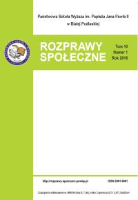 Funkcjonowanie systemu pomocy społecznej w układzie lokalnym na przykładzie gminy Obryte