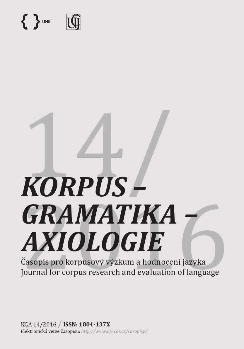 Hana Bergerová, Lenka Vaňková et al. (eds.): Lexical Expression of Emotionality in German and in Czech Cover Image